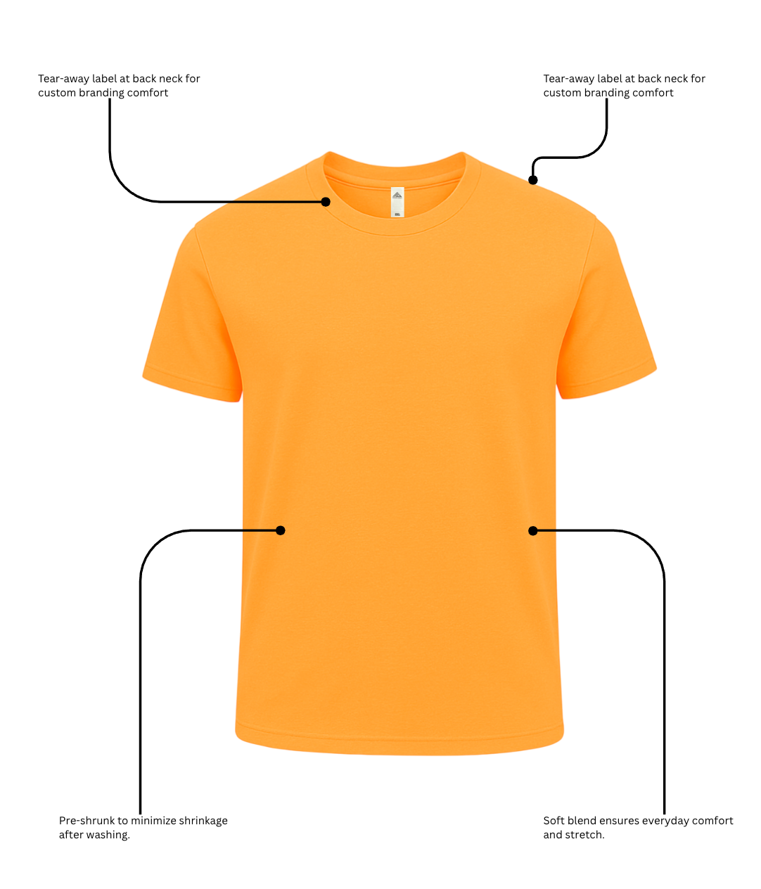 Mashh Gear - Wholesale T-Shirt - Unisex - Bright Soft Neon with Cotton for Construction Worker T-Shirt3