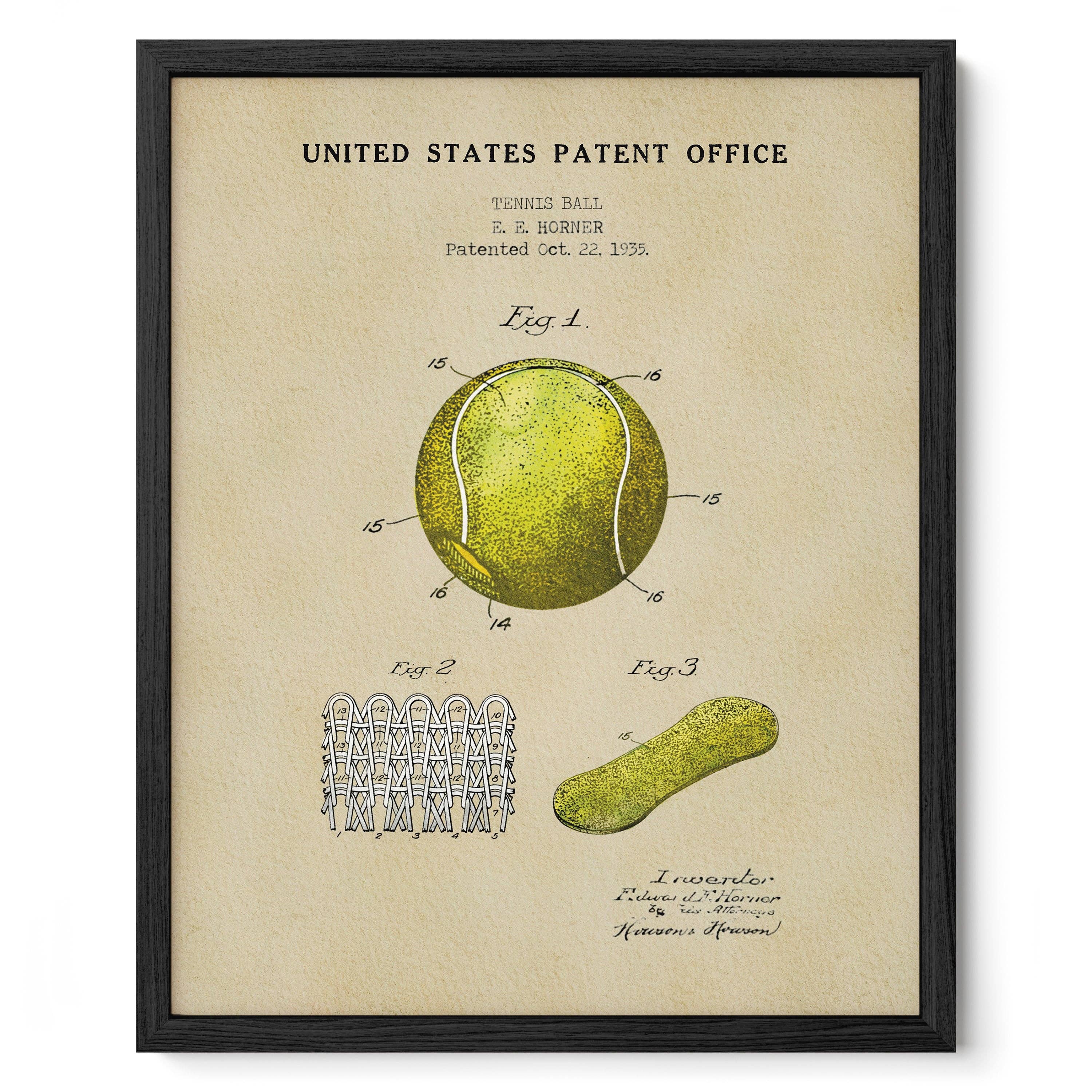 Timeless Patents - Wholesale Art Print - Tennis Ball6