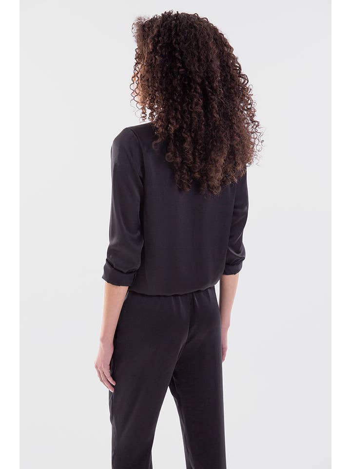 Sort Stina Sort Jumpsuit for engroshandel på Faire5