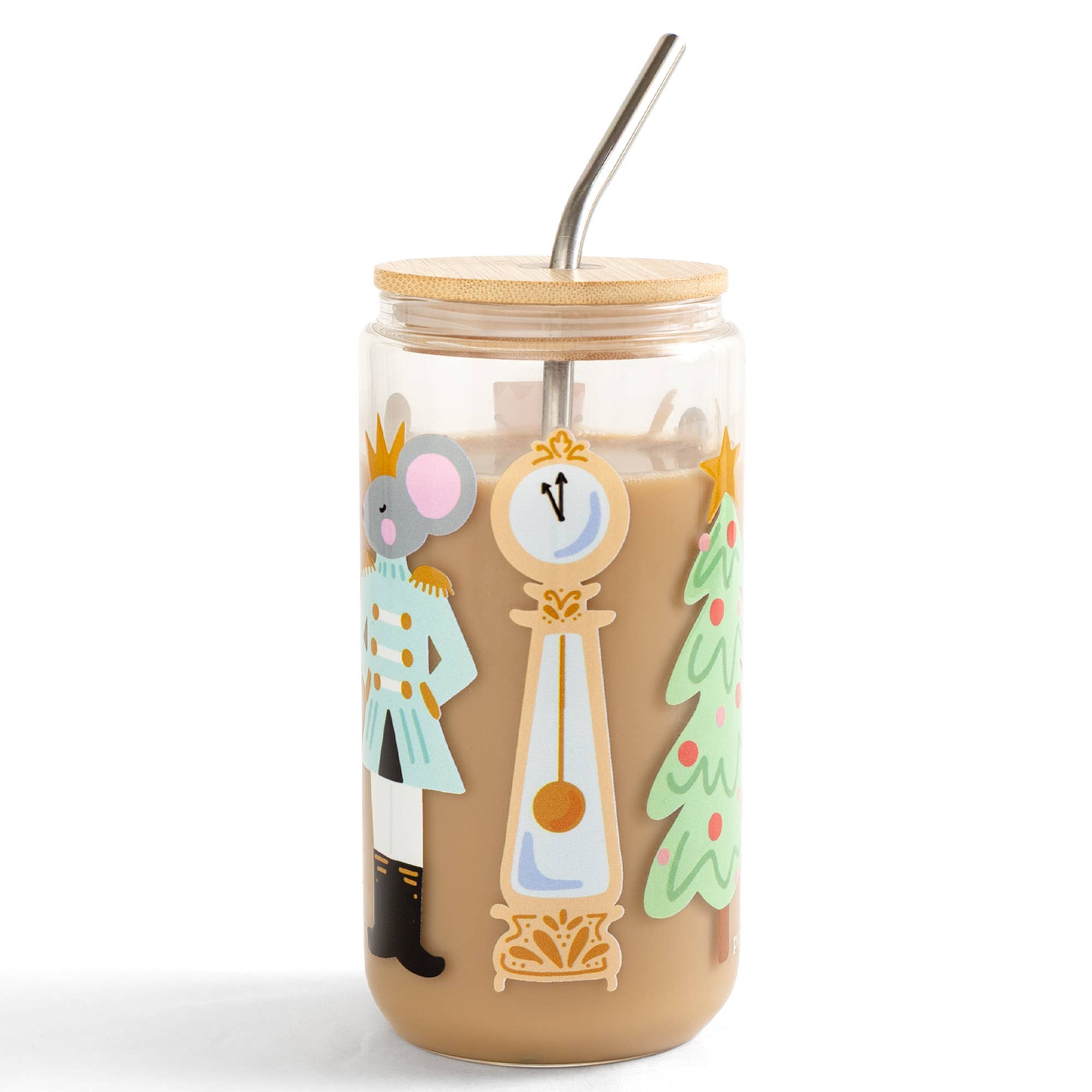 Pippi Post - Wholesale Drinking Glass/Cup - The Nutcracker Christmas Glass Can1