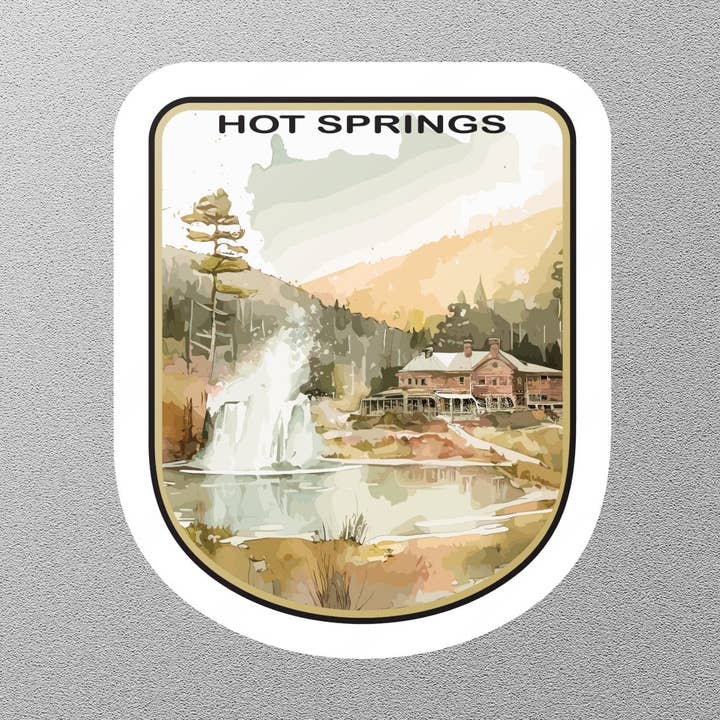 Hot Springs National Park Sticker for wholesale by GraffMerch.com