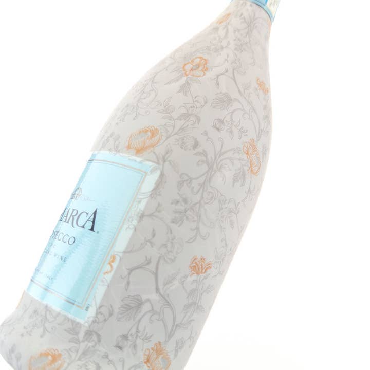 Beau Bottles - Wholesale Wine Gift Bag - Beau Bottles Floral Bridal Bliss - Prosecco Collection4