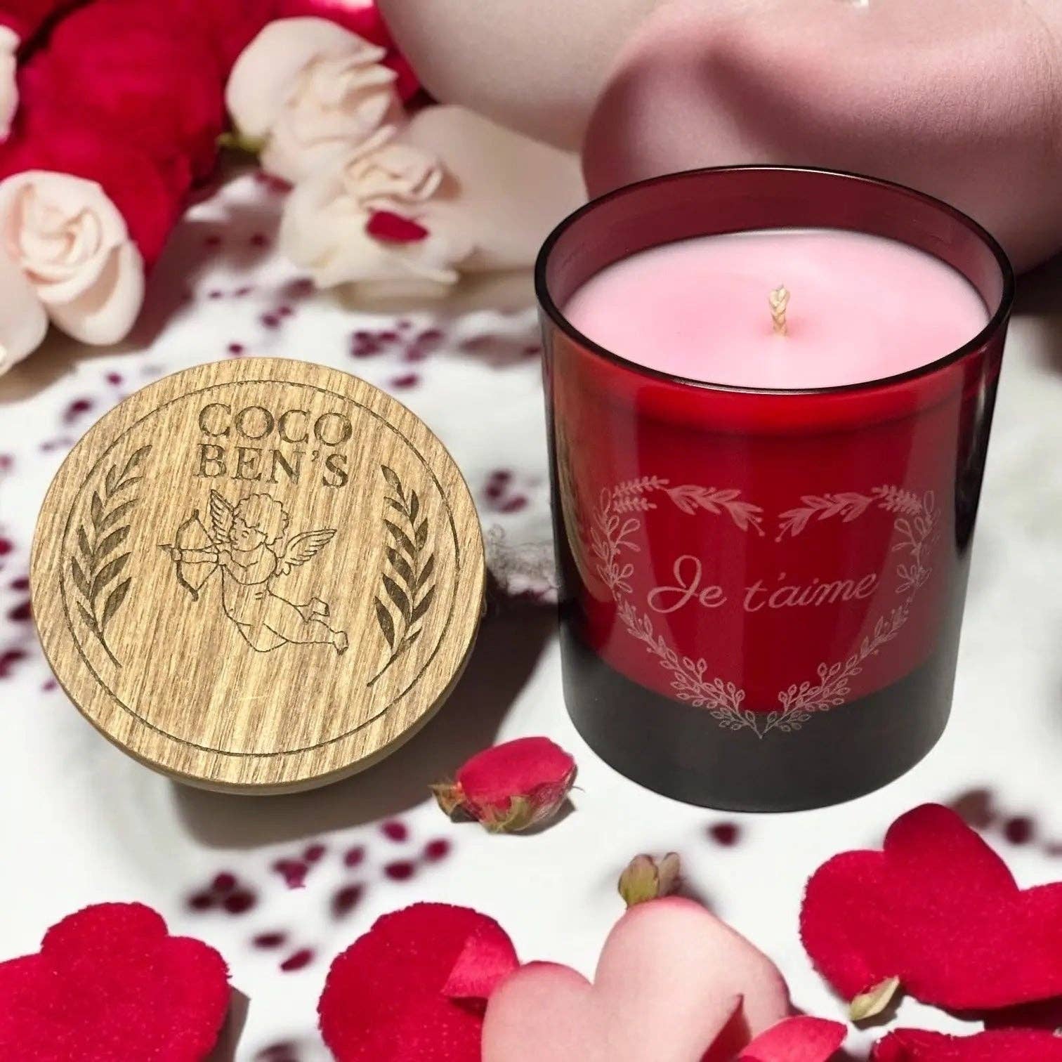 CocoBen's - Wholesale Jar/Filled Candle - Grasse-scented candle - Cupid - 300ml1