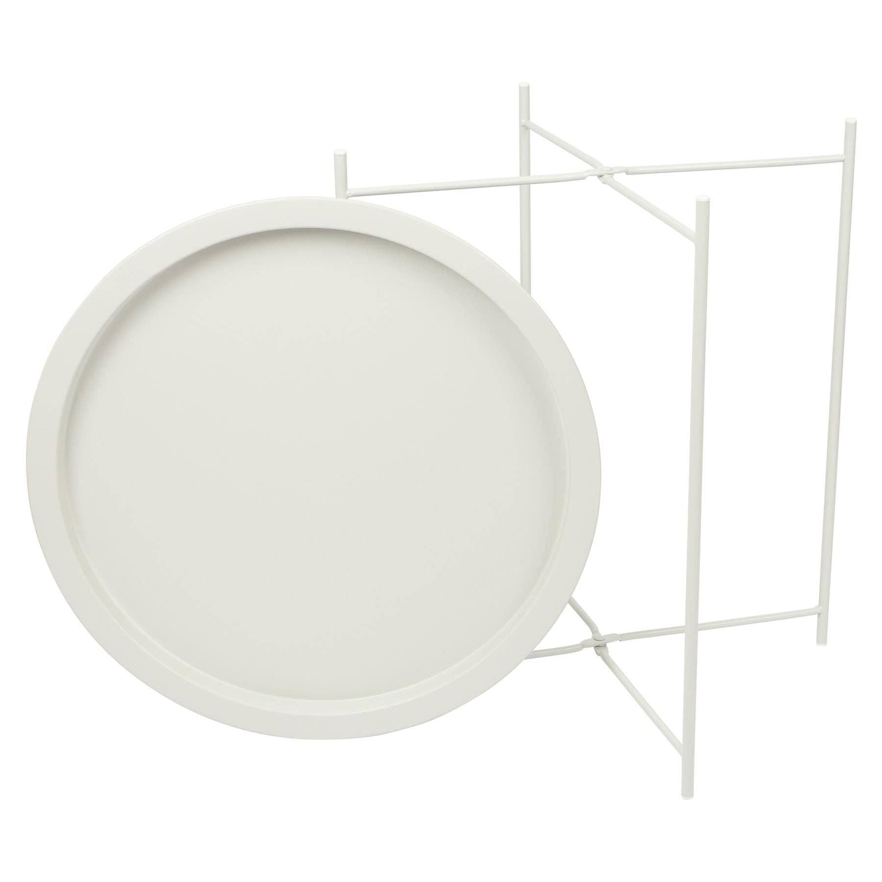 Rinkit Ltd - Wholesale Side Table - Round Steel Tray Table - By Harbour Housewares10