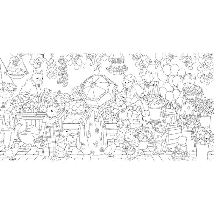 Fox Chapel Publishing - Wholesale Coloring & Activity Book - Adult - Kingdom of Curious Creatures - A Fairytale Adventure Book3