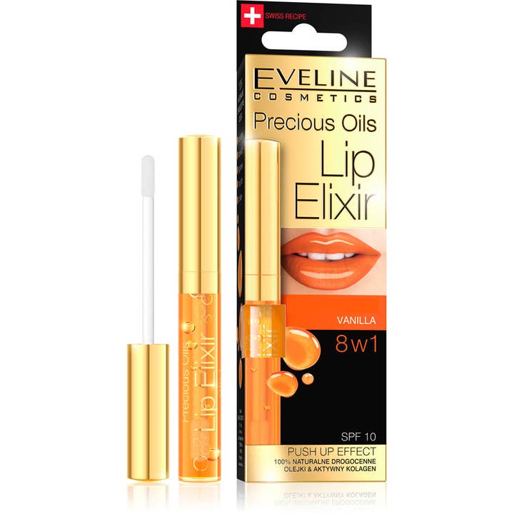 Precious Oils Lip Elixir 8in1 Push Up Effect Vanilla for wholesale by Eveline Cosmetics