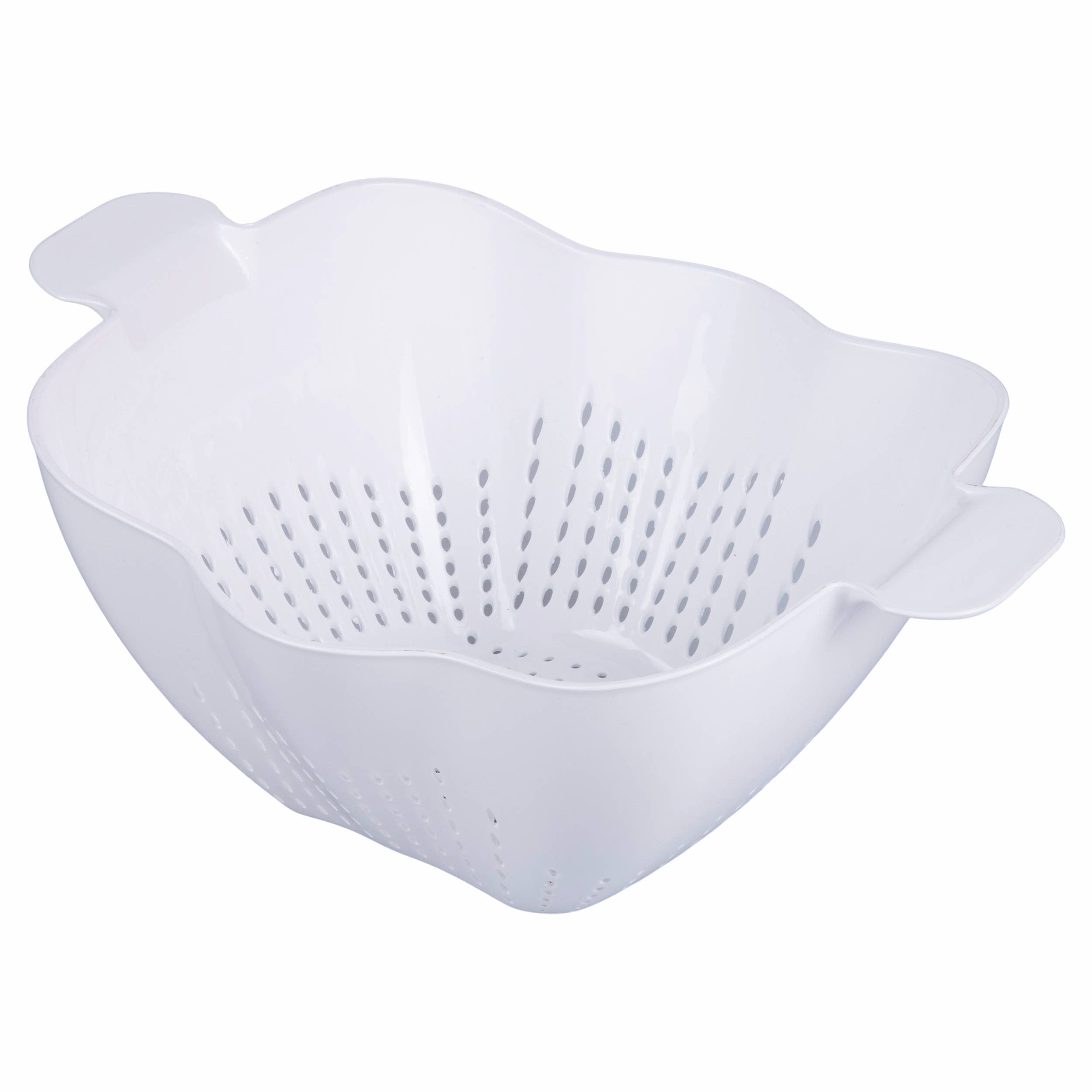 VdE Tivoli 1996 - Wholesale Colander - FASHION WHITE ACRYLIC COLANDER 31.5X23.3X13.32