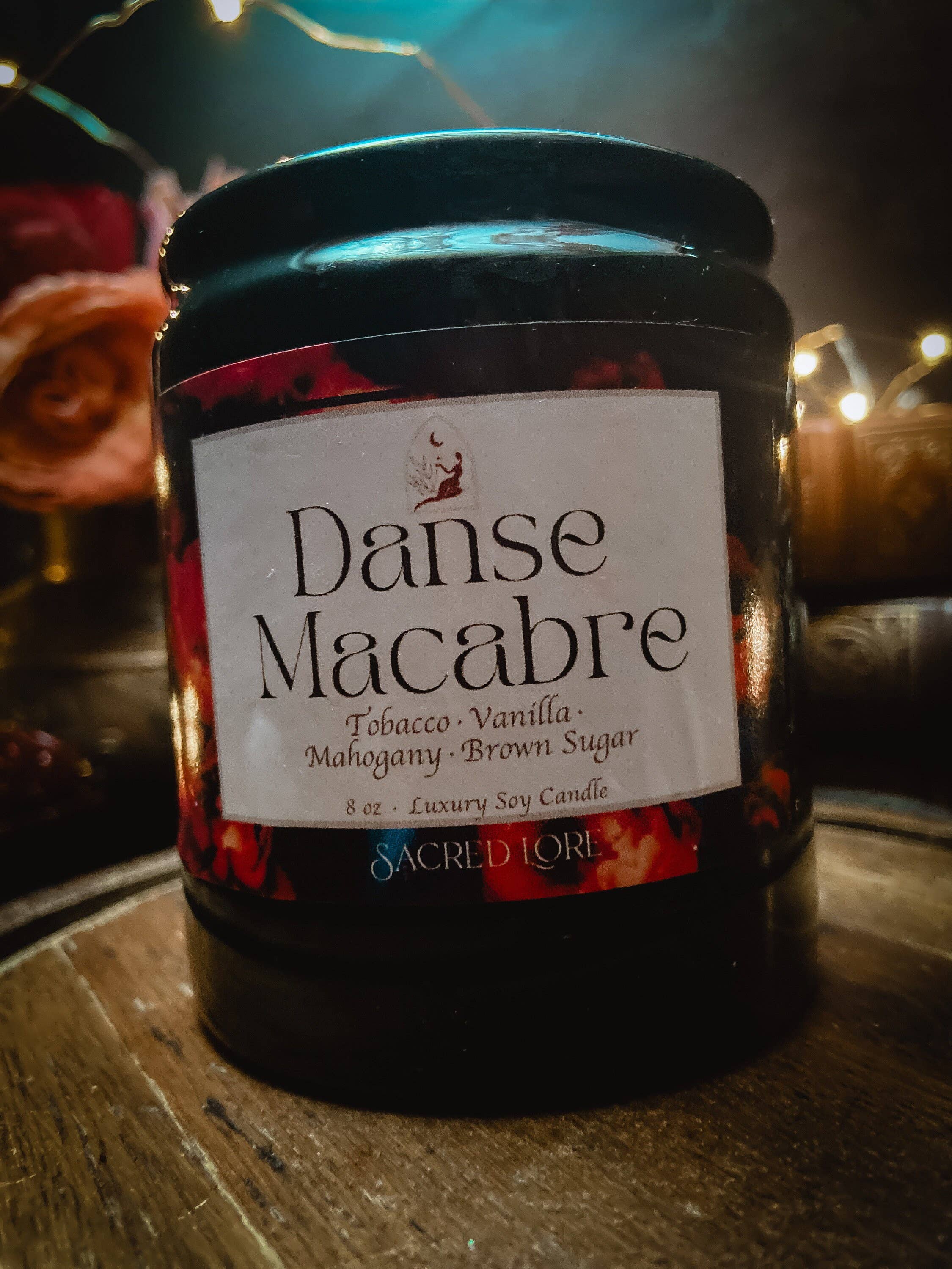 Sacred Lore - Wholesale Jar/Filled Candle - Witch Candle, Ritual Candle, Apothecary Jar, Danse Macabre6