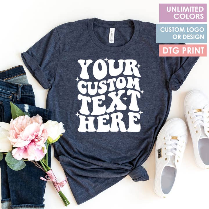 Custom T-Shirt, Custom Logo Shirt, Your Logo Shirt for wholesale by Printliss