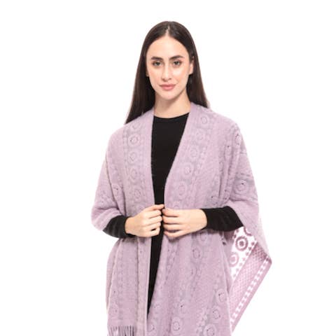 Cp23057 Circle Maze Ruana Coverup for wholesale by Pretty Persuasions