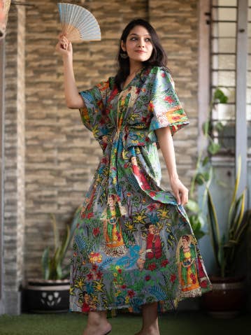 AMRANIS - Wholesale Kaftan - Women's - Fit up to 5XL Cotton Kaftan7