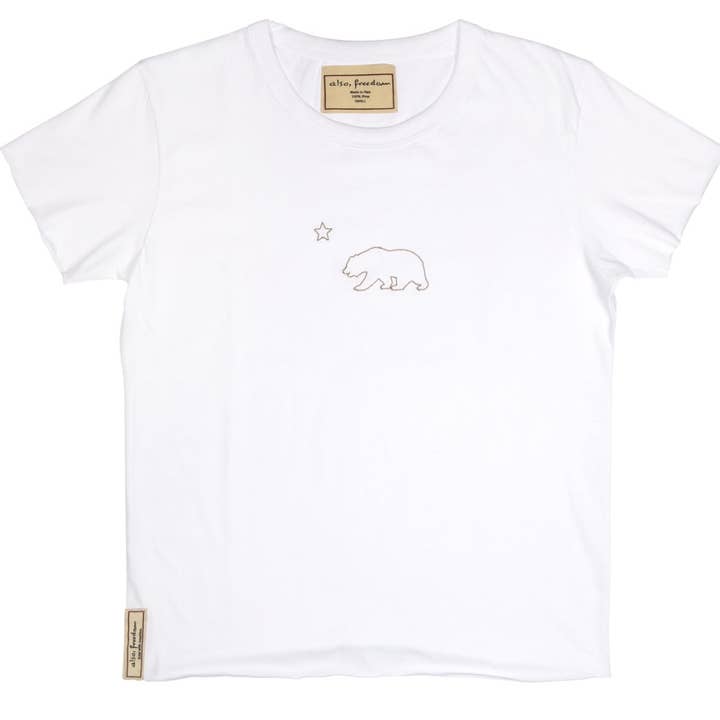 Kalifornischer Bär Flagge, Baby Girl Tee für den Großhandel von Also, Freedom