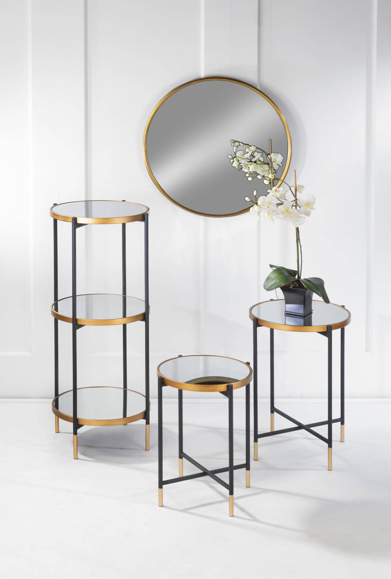 Tripar International - Vendita all'ingrosso Specchi da parete - Specchio da parete rotondo da 66 cm.4