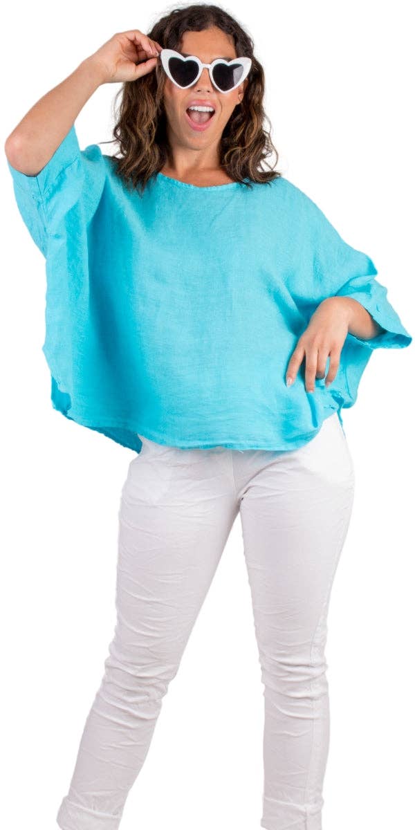 Gigi Moda - Wholesale Blouse - Women's - Linen Kaftan Blouse9