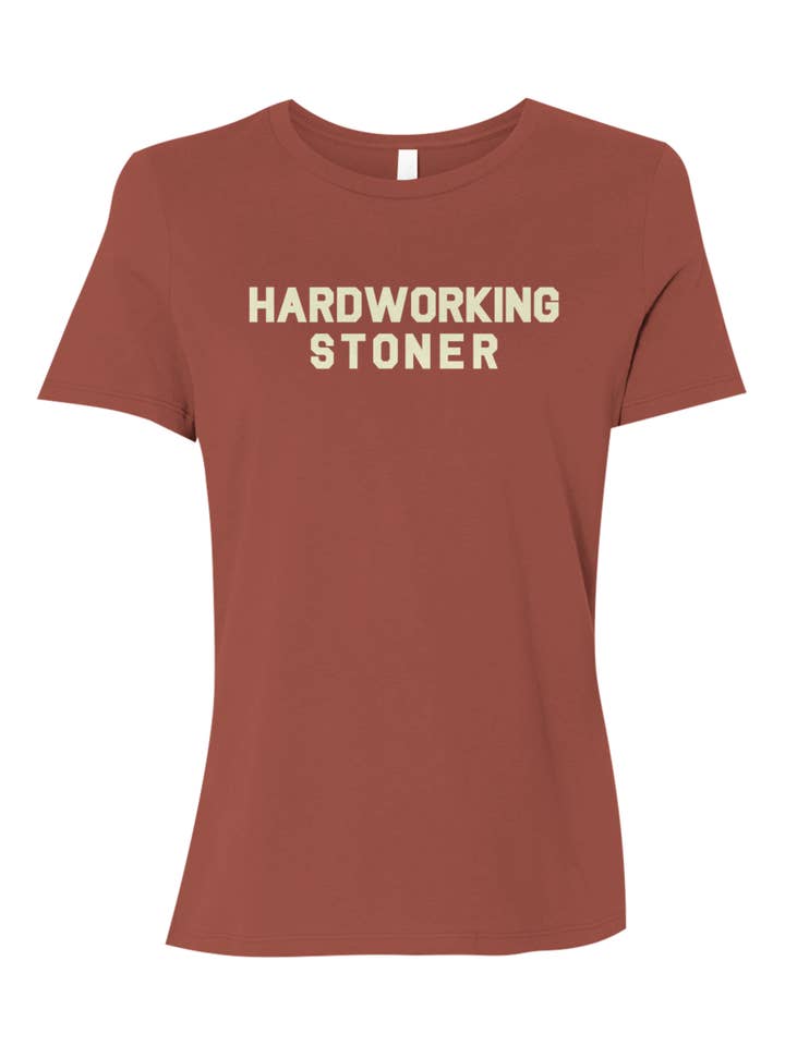 Tee-shirt décontracté pour femmes - Stoner travailleuse pour la vente par Hardworking Stoner