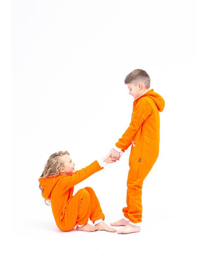 Sofa Killer - Wholesale Onesie - Kids - Sofa Killer Orange Unisex Kids Onesie With White Cuffs1