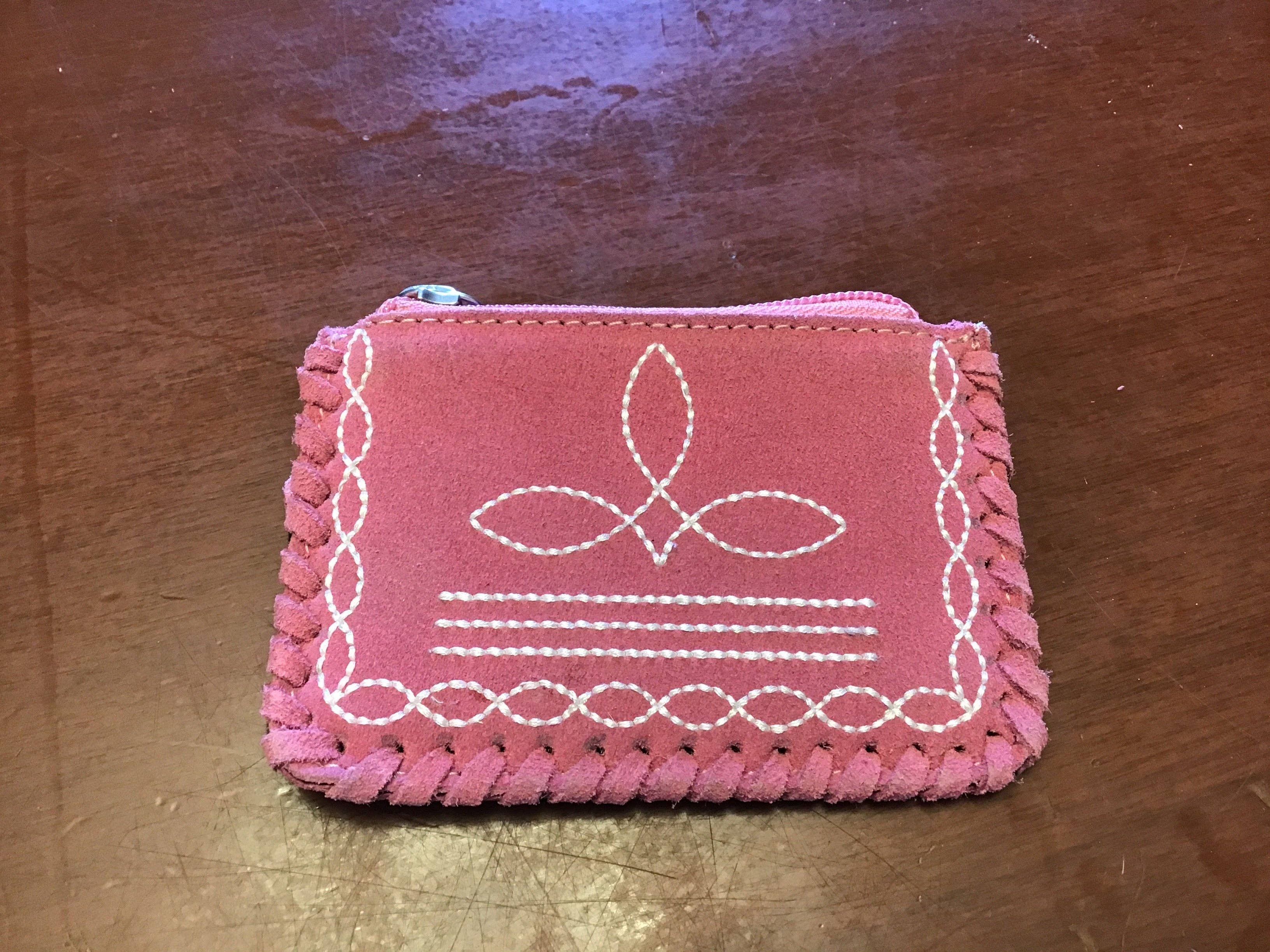 Rocken JV Design - Wholesale Portemonnee - Dames - Suède Laars Stiksel Muntzakje3