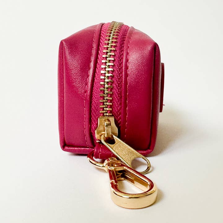 Doggie Republic - Wholesale Pet Poop Bag Dispenser - The Classic Waste Bag Holder - Raspberry2