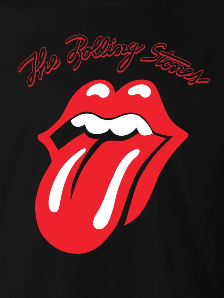 Noir T-shirt The Rolling Stones - Tongue en vente sur Faire