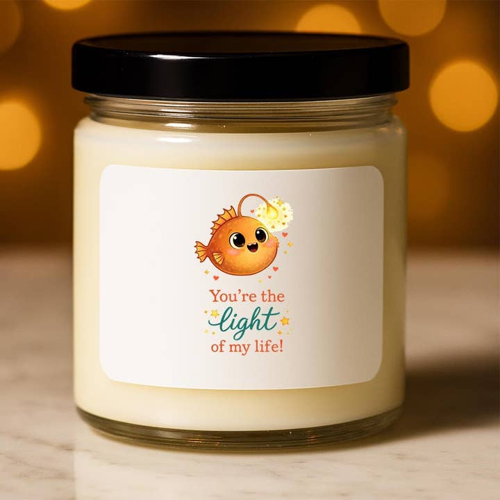 Anglerfish Valentine's Candle: Funny Love Candle For for wholesale by VenusArtsShop