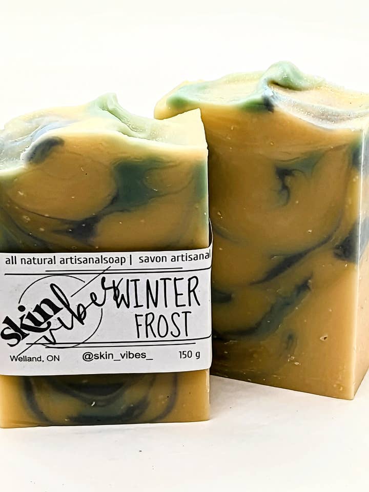 Vinter Frost Håndværkssæbe 150g for engroshandel hos Taste of Honey Canada