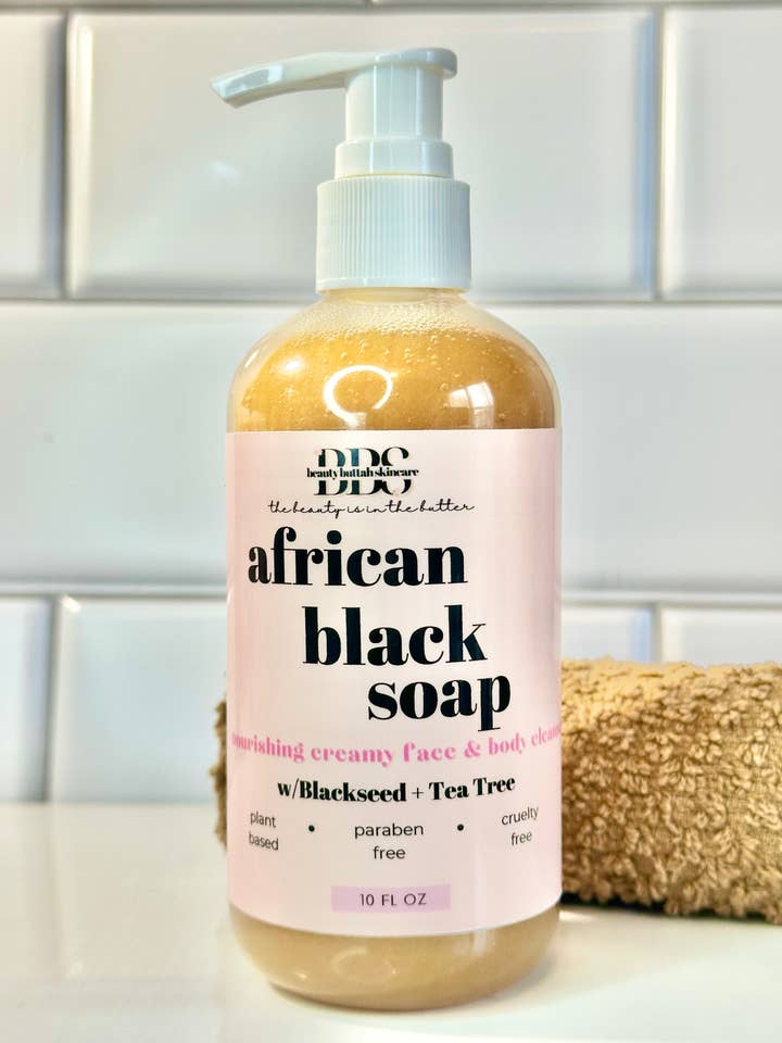 AFRICAN BLACK SP CREAMY BODY CLEANSER for wholesale by Beauty Buttah Skincare