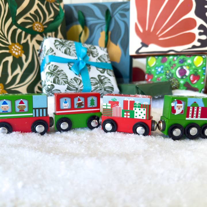 Jack Rabbit Creations - Wholesale Toy Car/Truck - Kids - Magnetic Christmas Train Mighty Minis set/44