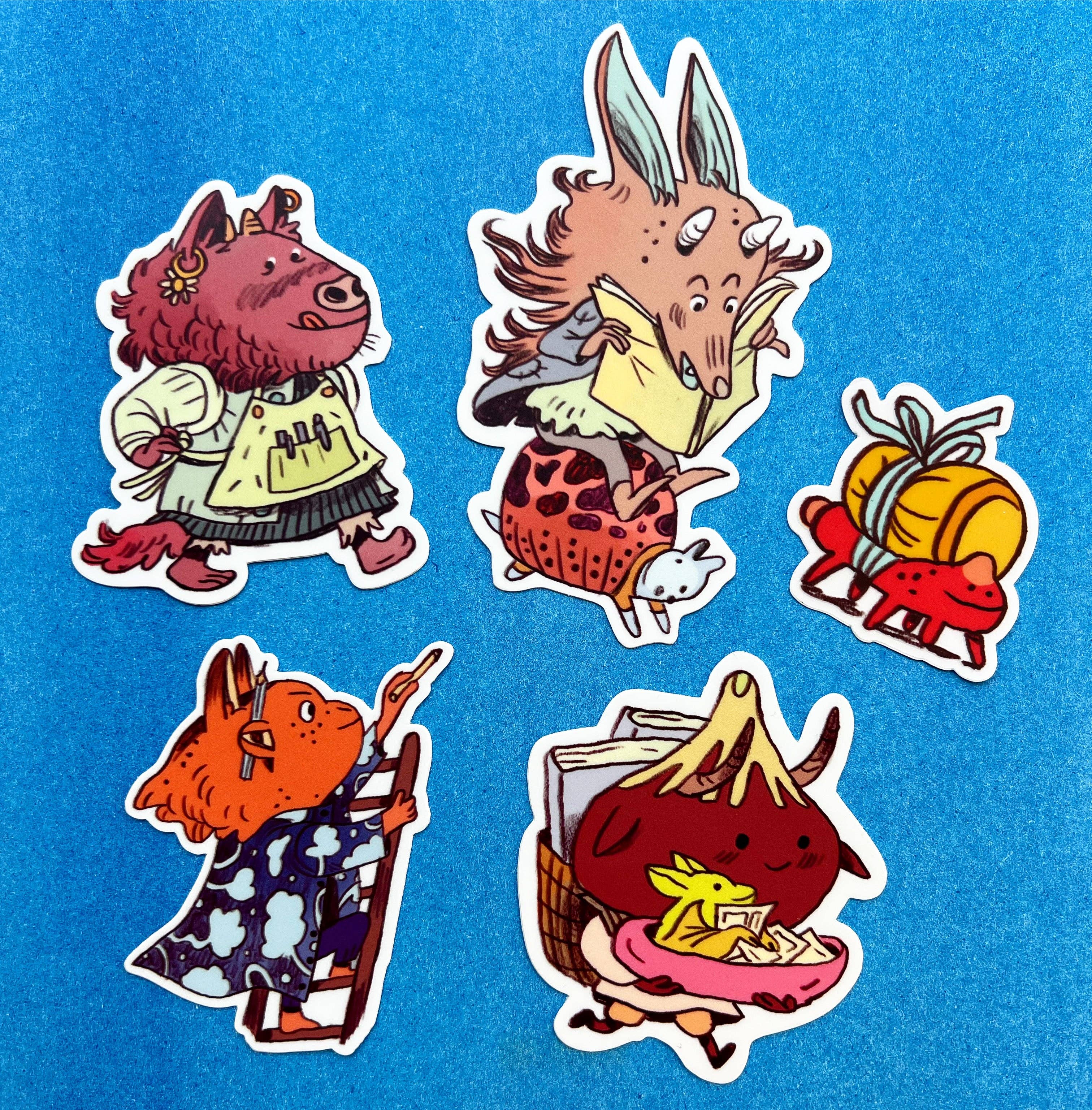 Natalie Andrewson - Wholesale Sticker - The Painter Sticker5