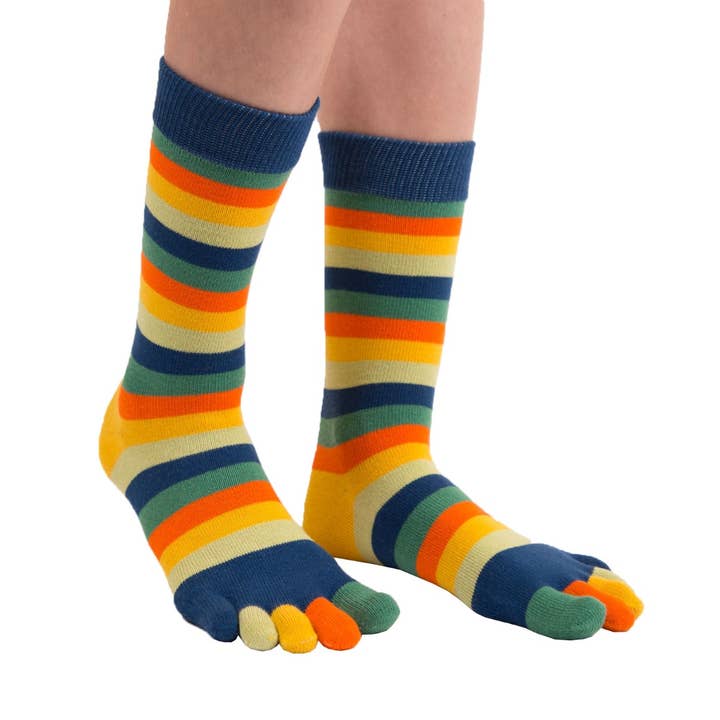 TOETOE - Wholesale Socks - Unisex - Essential - Mid-Calf - Toe Socks90