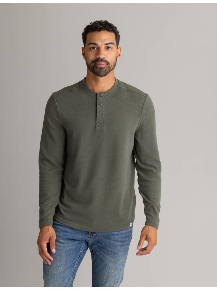 LIV Outdoor - Wholesale T-Shirt - Men's - Men's Lichen Stretch Flannel Henley5