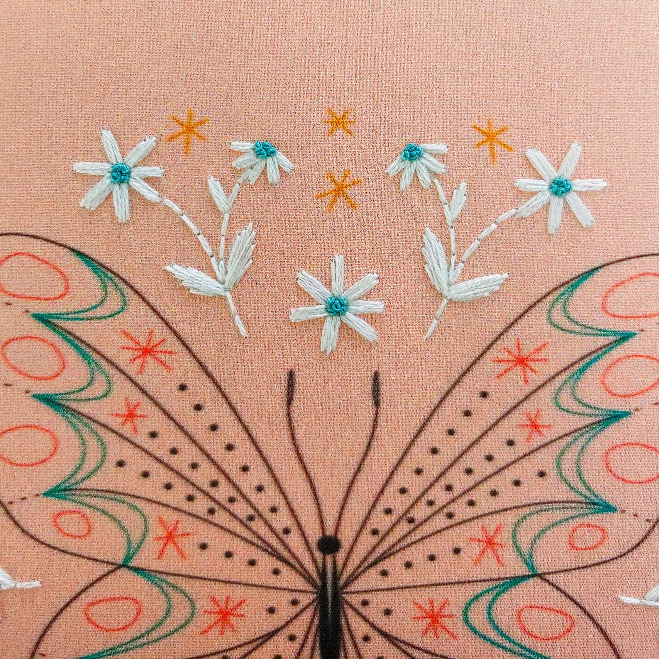 cozyblue handmade - Wholesale Embroidery/Cross Stitch Supplies - butterfly embroidery kit8