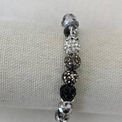 Tiffany J’adore Jewelry – wholesale Pärlarmband – Silver Starlett fasetterad sliver stapling pärla armband3