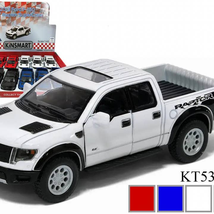 5" 2013 FORD F-150 RAPTOR SUPERCREW Die Cast Car for wholesale by Luna Die-cast Cars