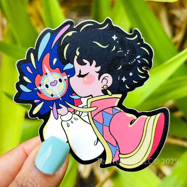 Howl "Catch a Falling Star" Sticker for wholesale by TealTeacup