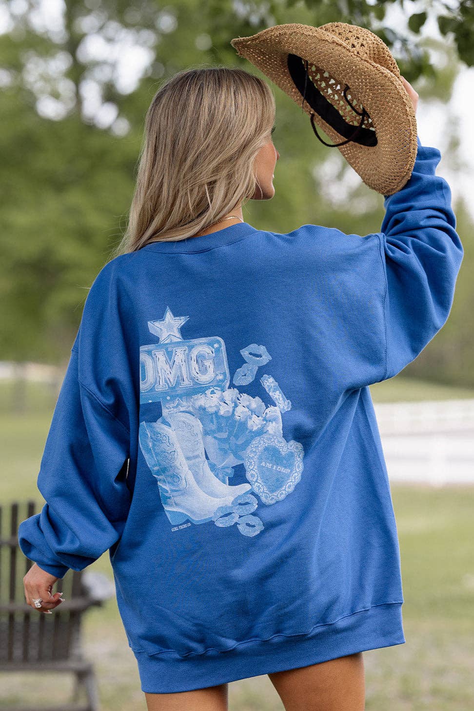 Girl Tribe Co - Wholesale Graphic Sweatshirt - Women's - Am I Okay? Sweatshirt0