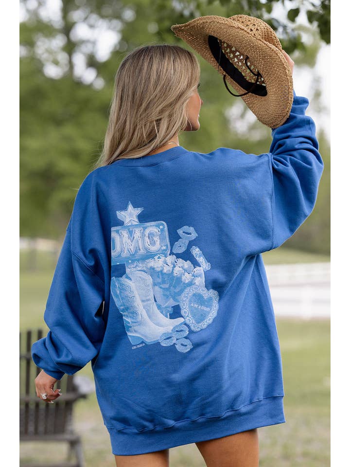 Girl Tribe Co - Wholesale Graphic Sweatshirt - Women's - Am I Okay? Sweatshirt