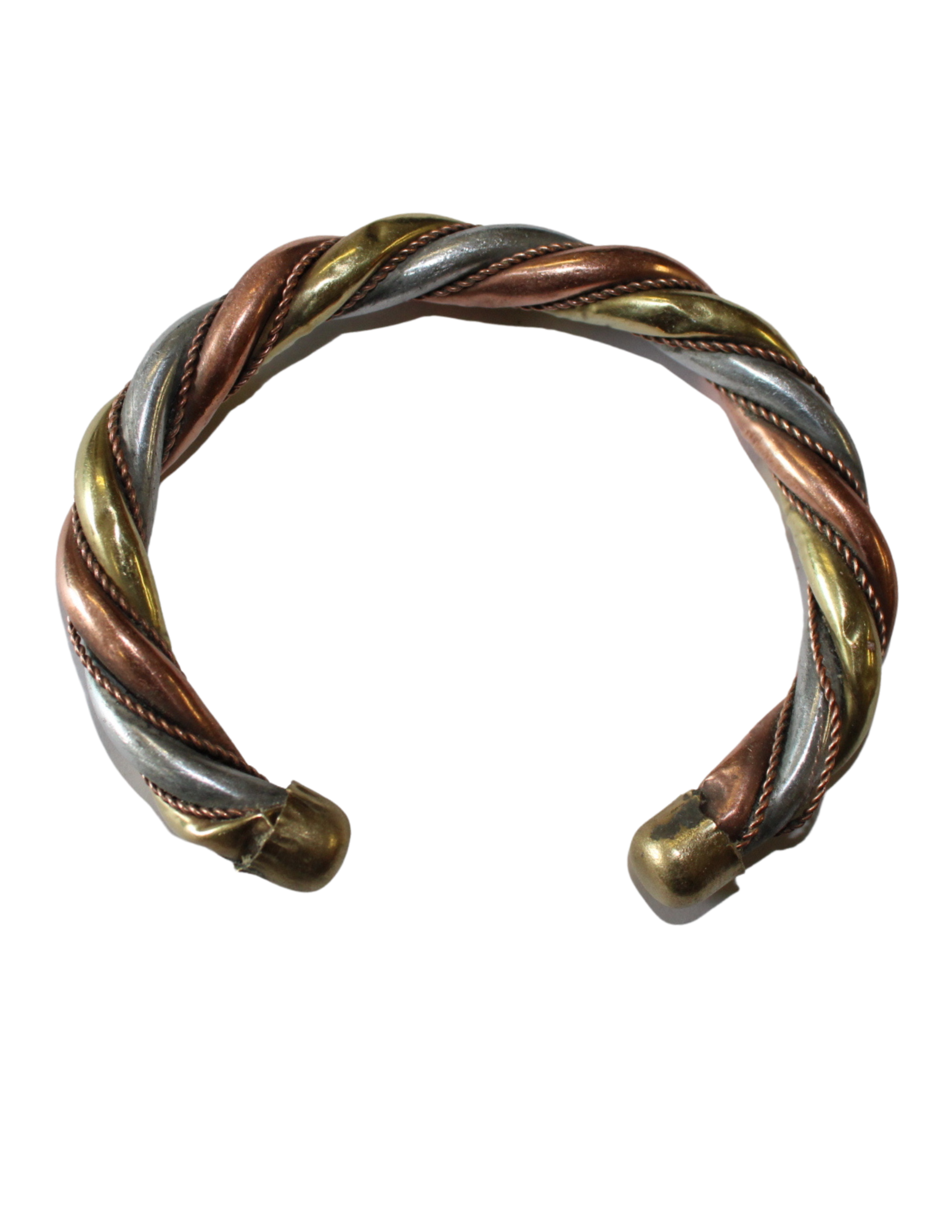 Tika - Wholesale Cuff Bracelet - Copper Tri-Metal Cuff Bracelets - Three Styles4
