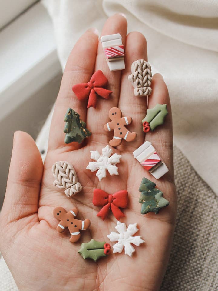 Feiertags-Ohrstecker für den Großhandel von Indigo Clay Jewelry