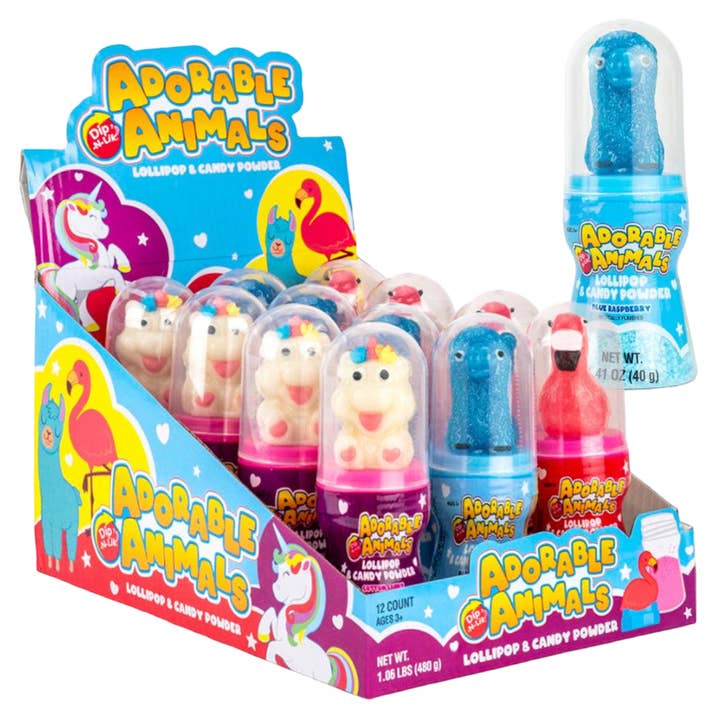 Adorable Animals Dip-N-Lik for wholesale by Cow Crack Wholesale