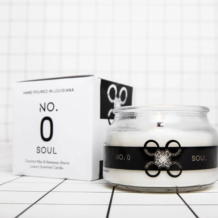 Este frasco de boticário de luxo perfumado de 8 oz Nº 0 - Alma, Ananás, Sálvia, Chá Branco (8 oz) por atacado de Slow Burn Flame