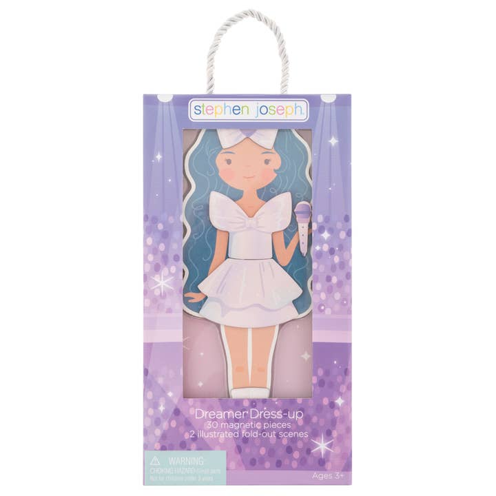 Stephen Joseph Gifts - Wholesale Doll Accessory Kit - Kids - Magnetic Dress Up Dolls
