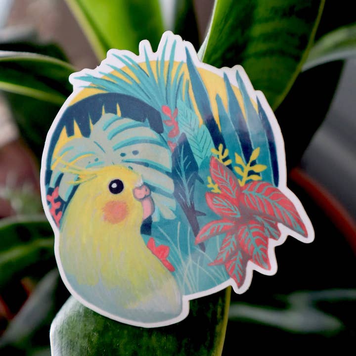 Jungle calopsitte pour la vente par Newspaper Balloon