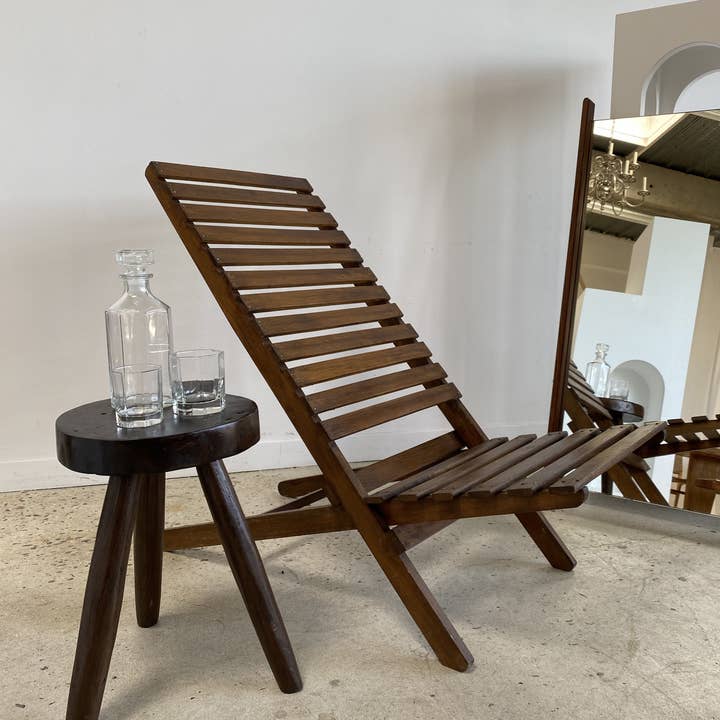 Office Objets - Wholesale Chair - Teak slatted folding lounge chair14