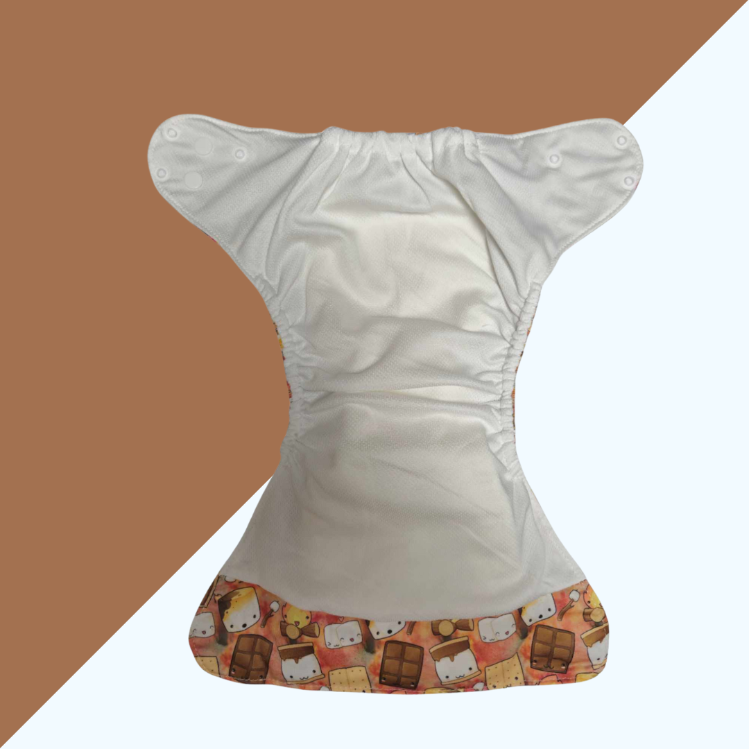 Terre a terre - Wholesale Diaper (Cloth) - Baby - Choc'mallow washable diaper1