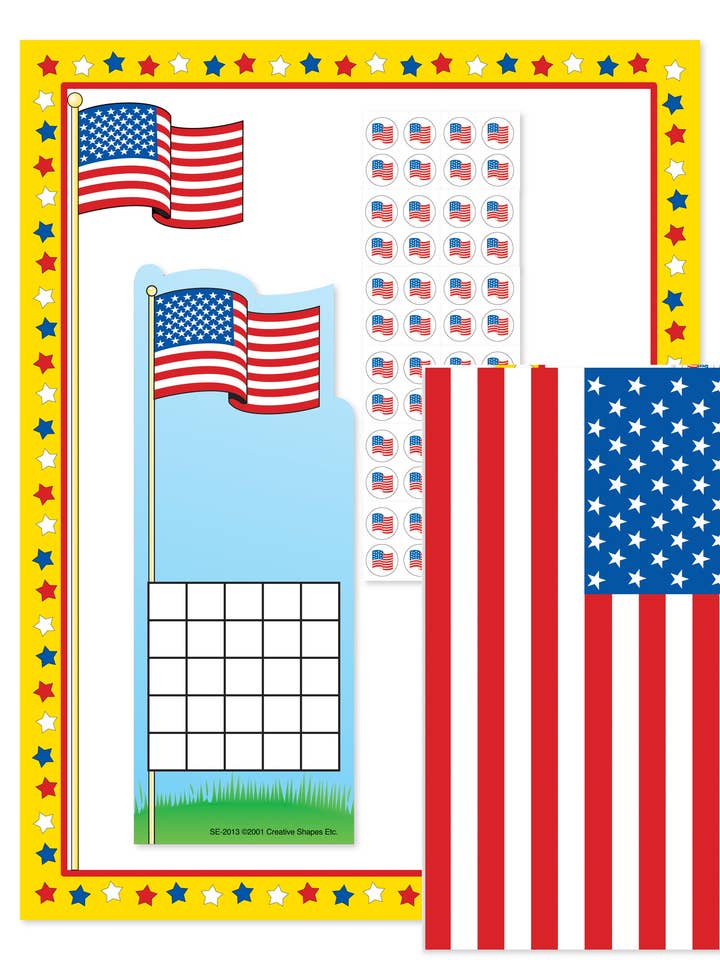 Papirvarer Sæt - Flag for engroshandel hos Creative Shapes Etc.