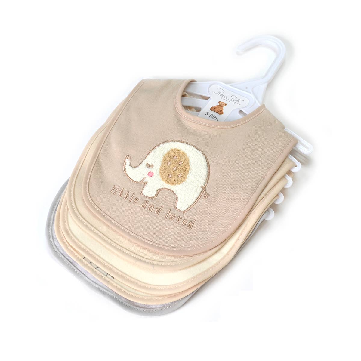 Lollipop Dreams - Venta al por mayor Babero - Bebés - Pack de 5 baberos bordados de algodón y poliéster suave para bebé