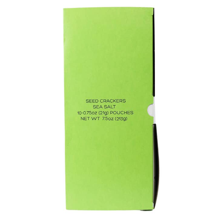 Top Seedz - Wholesale Crackers - Sea Salt Crackers Counter Display - 7.5oz - Four Per Case6