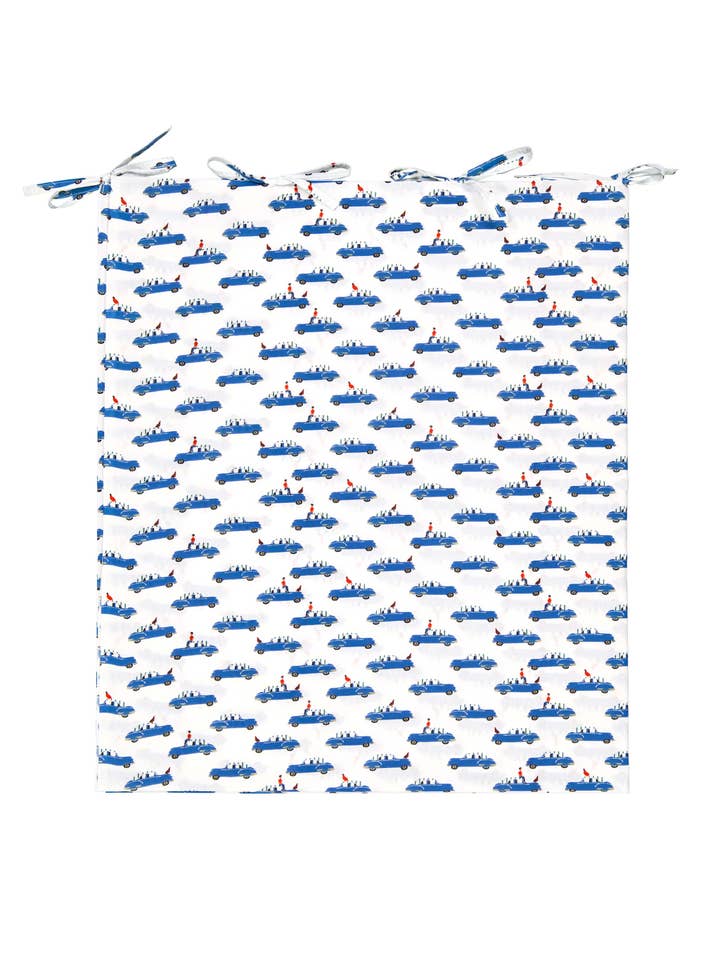 GARDIN BLÅ BILER 115x280cm for engroshandel hos Lucas du Tertre - Europe