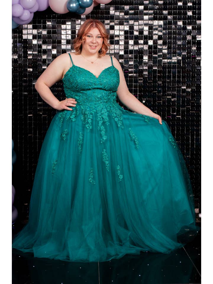 Farrah Jade Plus Size Ballgown FINAL STOCK for wholesale on Faire