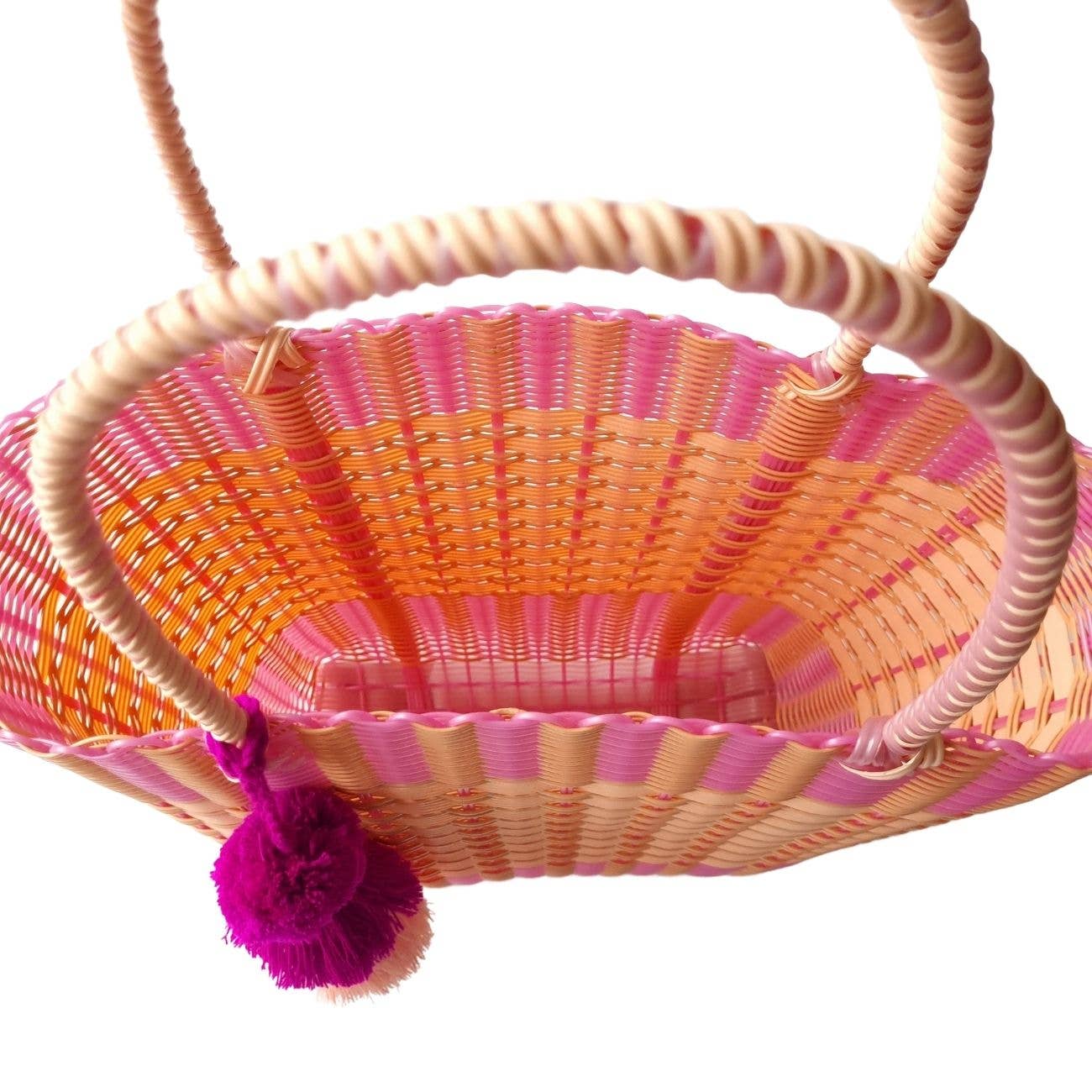 Achiote Guatemalan Goods - Wholesale Tote Bag - Women's - Achiote Recycled Plastic 100% Handmade Tote Bag Color Coral5